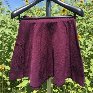 Purple Circle Skirt